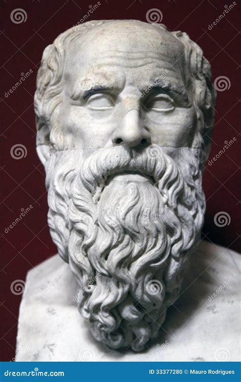 Ancient Bust Statue Of Socrates Stock Photo - Image: 33377280