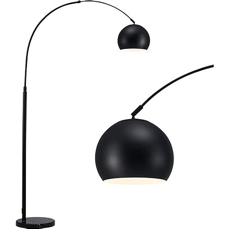 Modern 73" Arc Floor Lamp with Metal Hanging Dome Shade, Industrial Adjustable Over the Couch ...