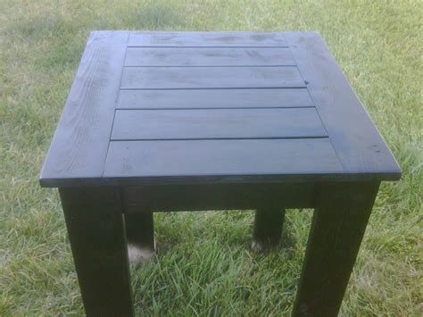 100% homemade end table made from scrap wood and costing me NOTHING! | Homemade furniture ...