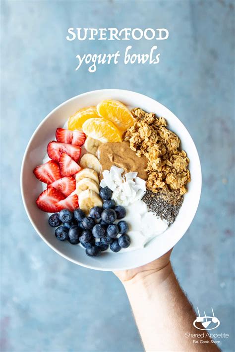 Breakfast Superfood Yogurt Bowls - Shared Appetite