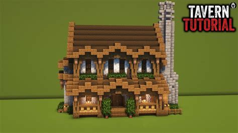 Minecraft Medieval Tavern Tutorial - YouTube