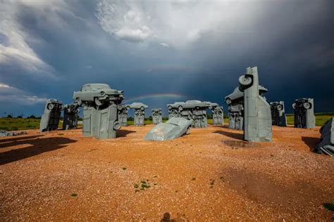 Carhenge in Alliance, Nebraska: Replica of Stonehenge Made of Cars