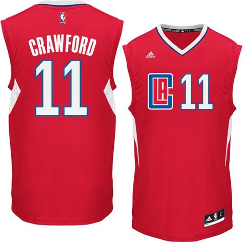 Men's LA Clippers Jamal Crawford adidas Red Replica Jersey - NBA Store