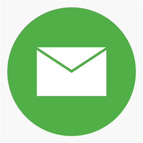 Circle Email Icon Png Green - Images | Amashusho