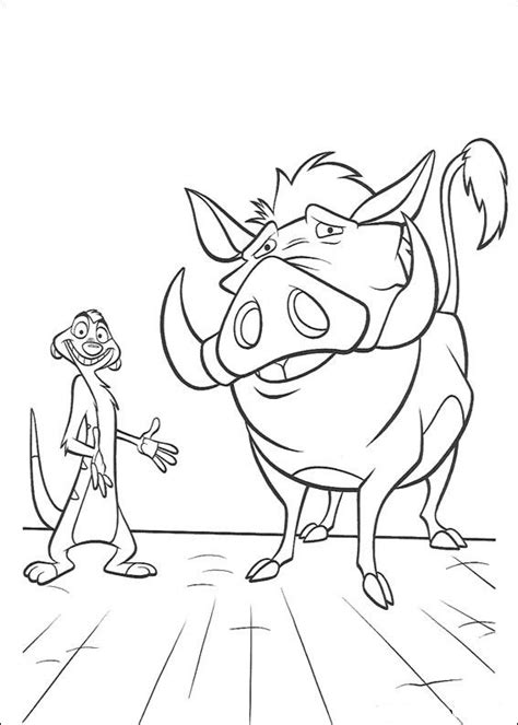 84+ Best Printable timon and pumbaa coloring pages - RosannElijus