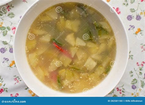 Sayur Asem. Vegetables in Tamarind Clear Soup Stock Photo - Image of cuisine, meal: 282581180