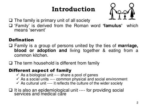 Family its role functions and responsibilities