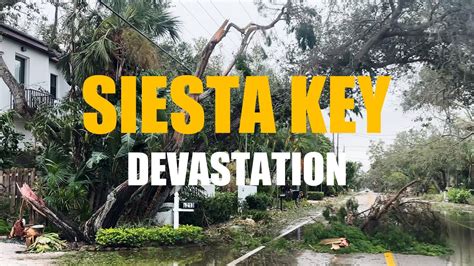 Hurricane Ian Aftermath: Siesta Key - YouTube