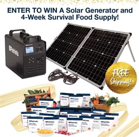 4Patriots Solar Generator Giveaway - I Love Giveaways