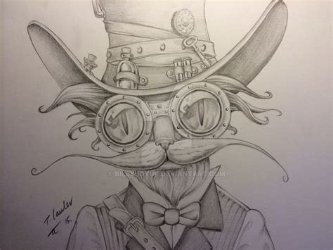 Cool steampunk drawing | Steampunk art drawing, Steampunk drawing, Animal illustration art