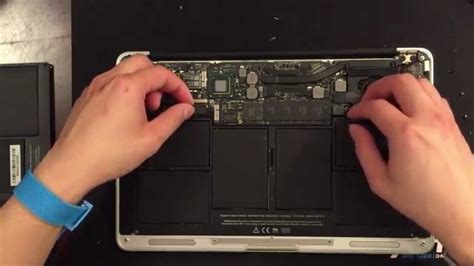 MacBook Air battery replacement - YouTube