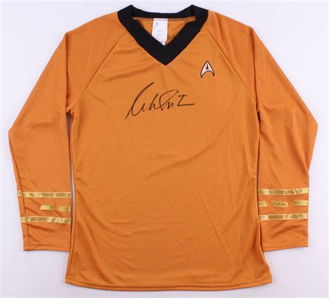 William Shatner Signed Star Trek "Captain James T. Kirk" Prop Replica Uniform Shirt (PSA COA ...