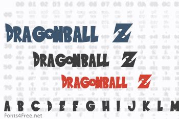 Dragonball Z Font Download (Saiyan Sans Font) - Fonts4Free