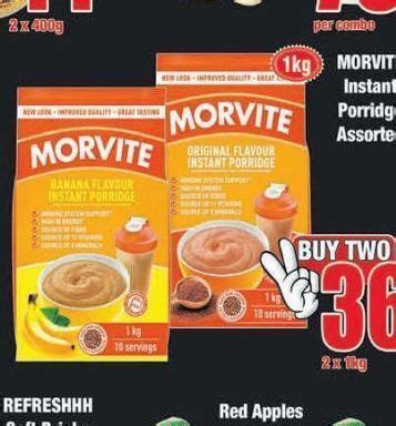 Morvite porridge 2 offer at Boxer