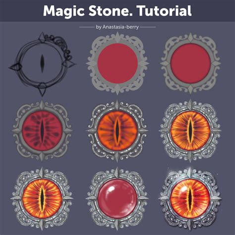 Magic Stone. Tutorial by Anastasia-berry on DeviantArt | Magic stones, Digital art software ...