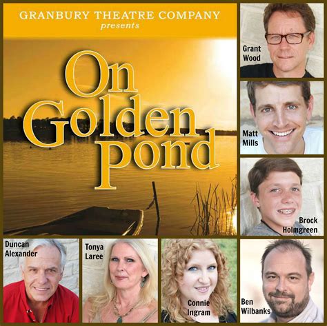 cast collage, on golden pond granbury | Granbury Theatre Company