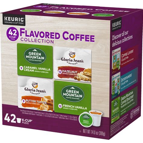 Keurig Flavored Variety Coffee Collection K-Cup Pods, Variety Pack, 42 Count for Keurig Brewers ...