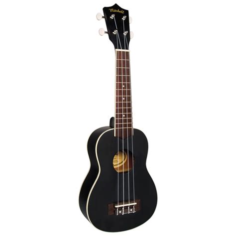 Mitchell MU40 Soprano Ukulele Black | Mitchell Ukuleles | Mitchell Guitars