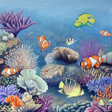 Coral Reef Watercolor Painting at GetDrawings | Free download