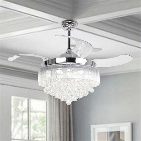 House of Hampton 46" Broxburne 4 Blade LED Ceiling Fan with Remote ...