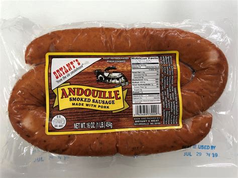 Bryant's Premium Andouille Smoked Sausage 6-Pack – Bryant's Meats