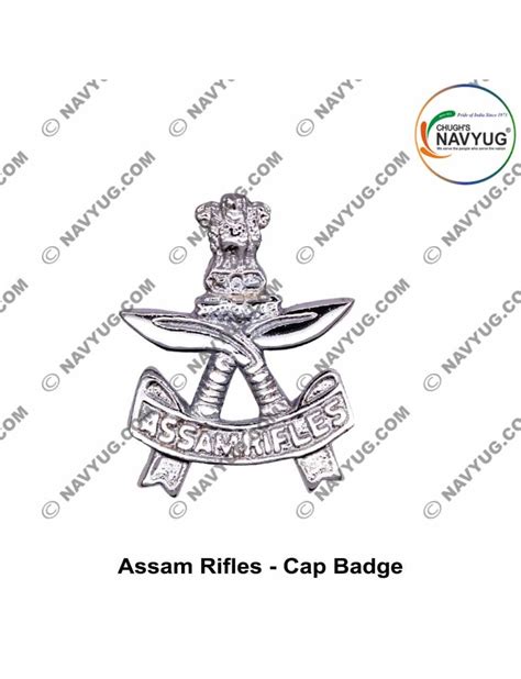 Army-Military Assam Rifles Uniform Cap Badge (Indian Army Infantry ...