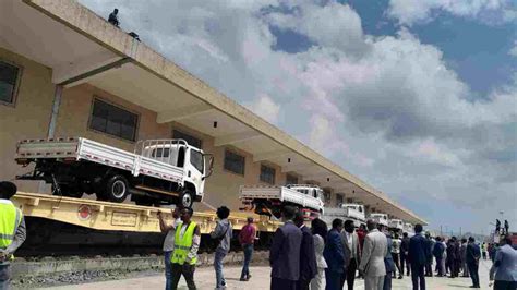 Ethio-Djibouti Railway Commences Transportation Heavy Trucks by Train ...