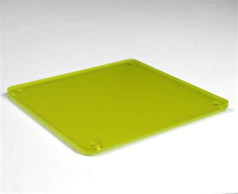 Plastic Coaster Acrylic Coasters Colour Kitchen, Dining Table Square ...
