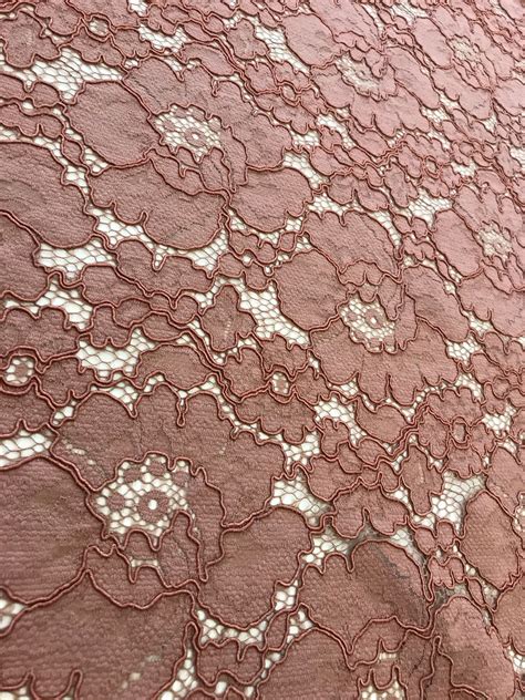 Brown lace fabric - Guipure lace - lace fabric from Imperiallace.com