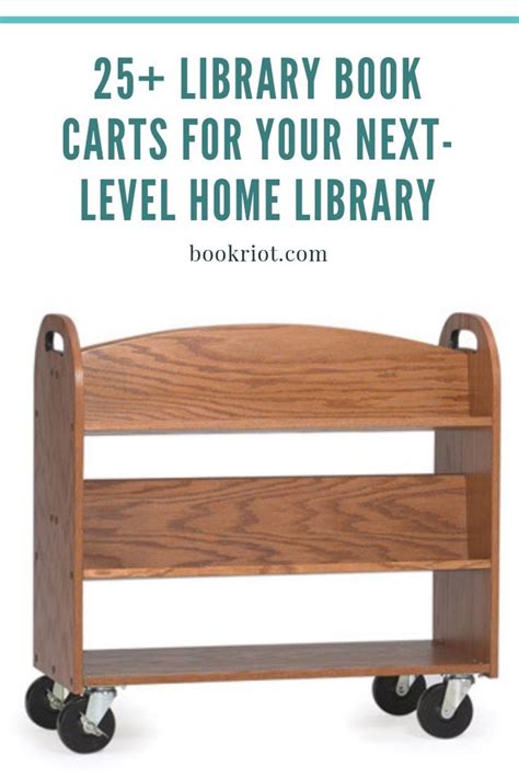 25+ Library Book Carts for Your Next-Level Home Library | Book Riot