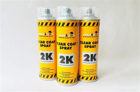 3x 2K AEROSOL CLEAR COAT PREMIUM 500ml ea. spray can includes SLOW har – Refinish Depot