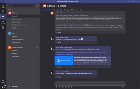 Microsoft Teams has a dark theme, unlike Slack | VentureBeat