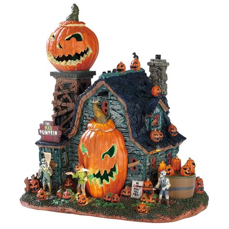 The Mad Pumpkin Patch | Lemax halloween village, Halloween village, Spooky town