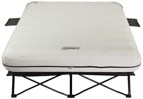 Camping Bed Coleman Airbed Cot Queen Mattress Indoor Outdoor Carry Bag Pump | eBay