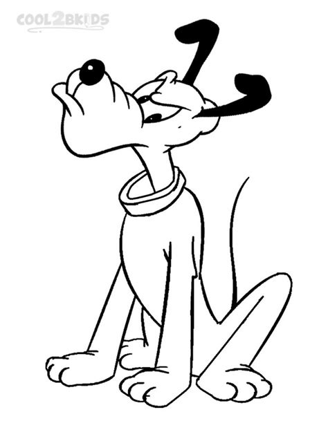 Plutone Cartoon Disney Coloring Pages Pluto Coloring Pages Disegni ...