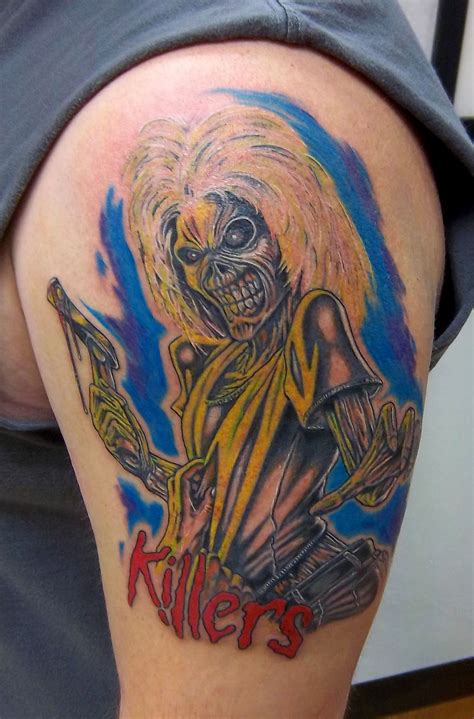 IRON MAIDEN KILLERS EDDIE tattoo Iron Maiden Cover, Iron Maiden Eddie, Iron Maiden Mascot, Iron ...