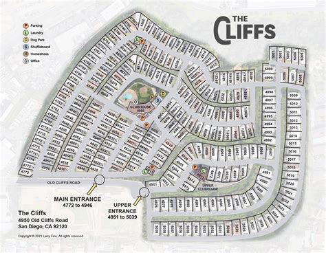 The Cliffs Map - The Cliffs