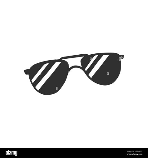 Hand drawn sunglasses. Doodle sketch style. Drawing line simple ...