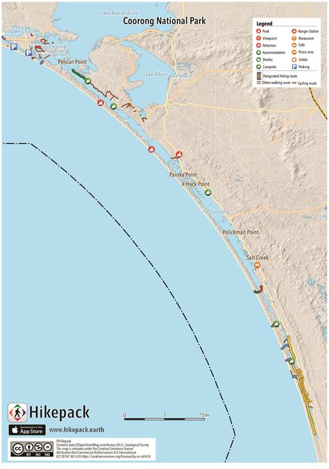 Coorong National Park | Hikepack: Clever Hiking Maps