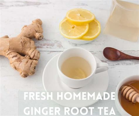 Fresh Ginger Root Tea - Home is Handmade