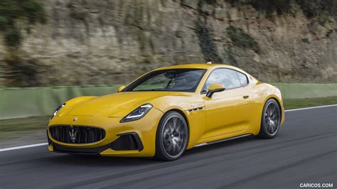 2023 Maserati GranTurismo Trofeo (Color: Giallo Corse) - Front Three ...