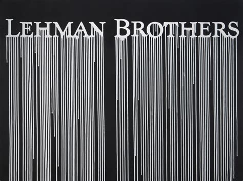 Liquidated Lehman Brothers Logo by Zevs on artnet Auctions