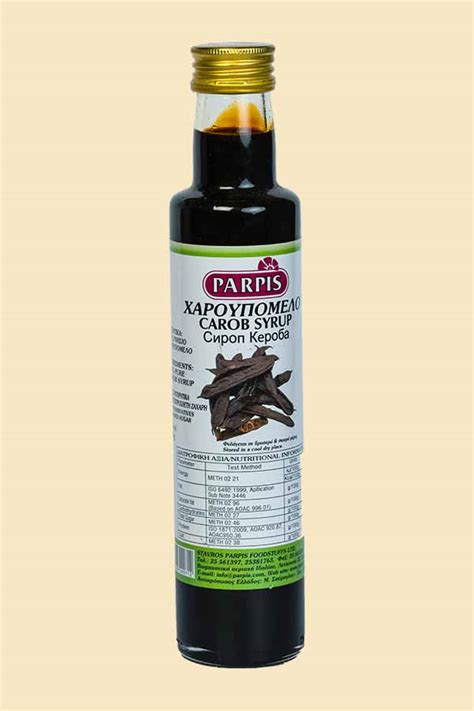 CAROB SYRUP | Χαρουπι | STAVROS PARPIS FOODSTUFFS Ltd