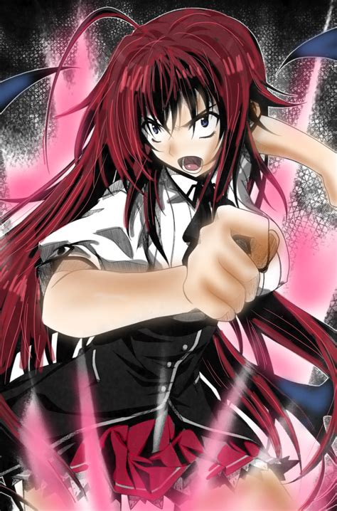 Rias Gremory fan colored Highschool DXD by LunaShadow17 on DeviantArt