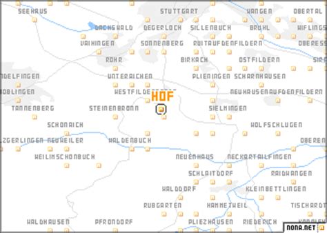 Hof (Germany) map - nona.net