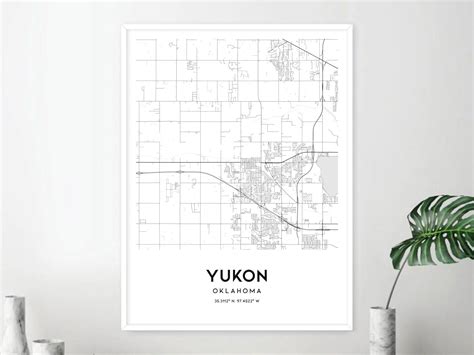 Yukon Ok Street Map