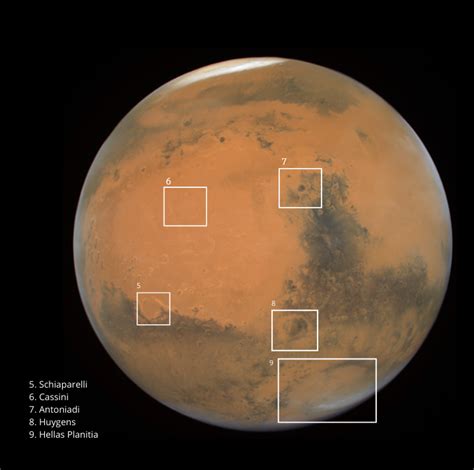 Craters — NYUAD's Mars Atlas: Explore Mars with the Hope Probe