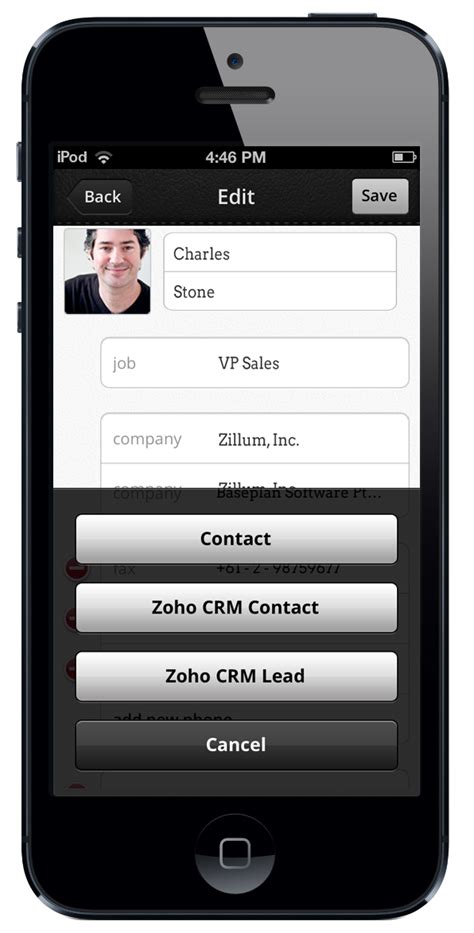 Introducing Business Card Scanner App for Zoho CRM « Zoho Blog