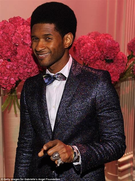 Usher Grows Kinky Curly Hair in Afro Hairstyle - The Lifestyle Blog for ...