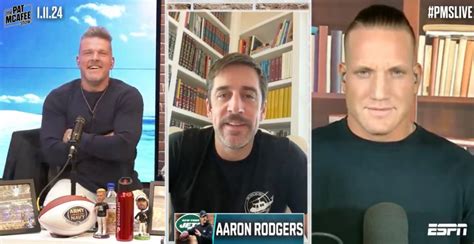 Aaron Rodgers makes surprise return to 'The Pat McAfee Show'